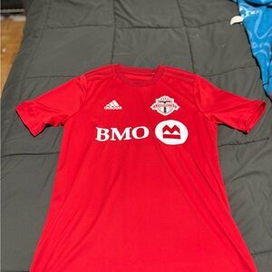 adidas Red Toronto FC BMO Soccer Jersey
